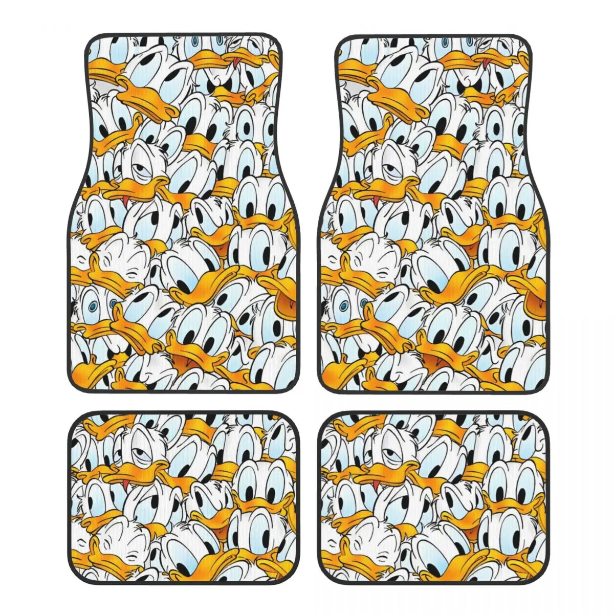 

Donald Duck Automotive Floor Mats for Cars Universal Fit Full Set Car Floor Mats Non-Slip for SUV Truck