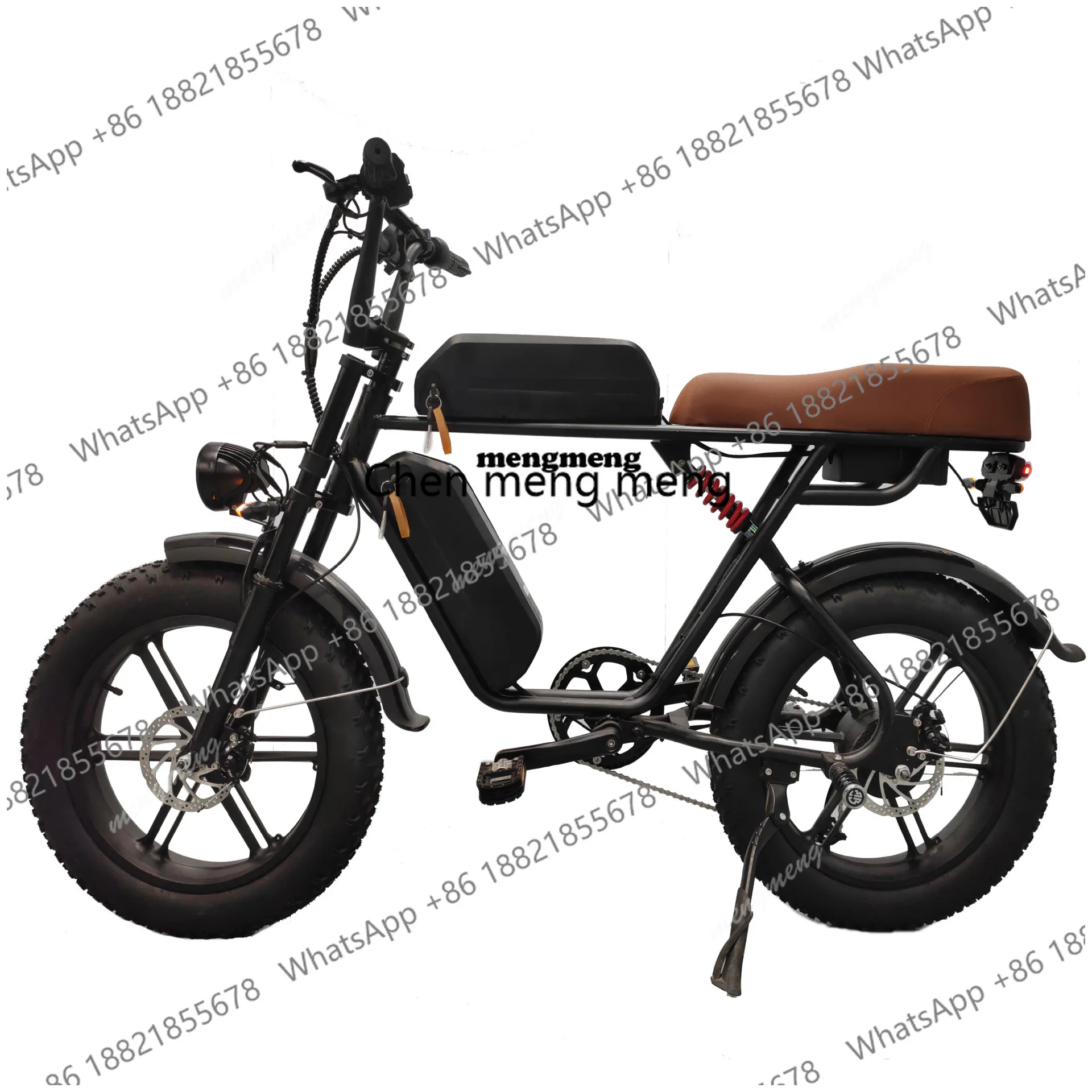 

20-дюймовый электрический велосипед для снега с двойным приводом, двухмоторный горный велосипед