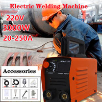 220V Electric Welding Machine 20-250A Current Regulation Household Mini Automatic Welding Machine Portable Welder Machine Set