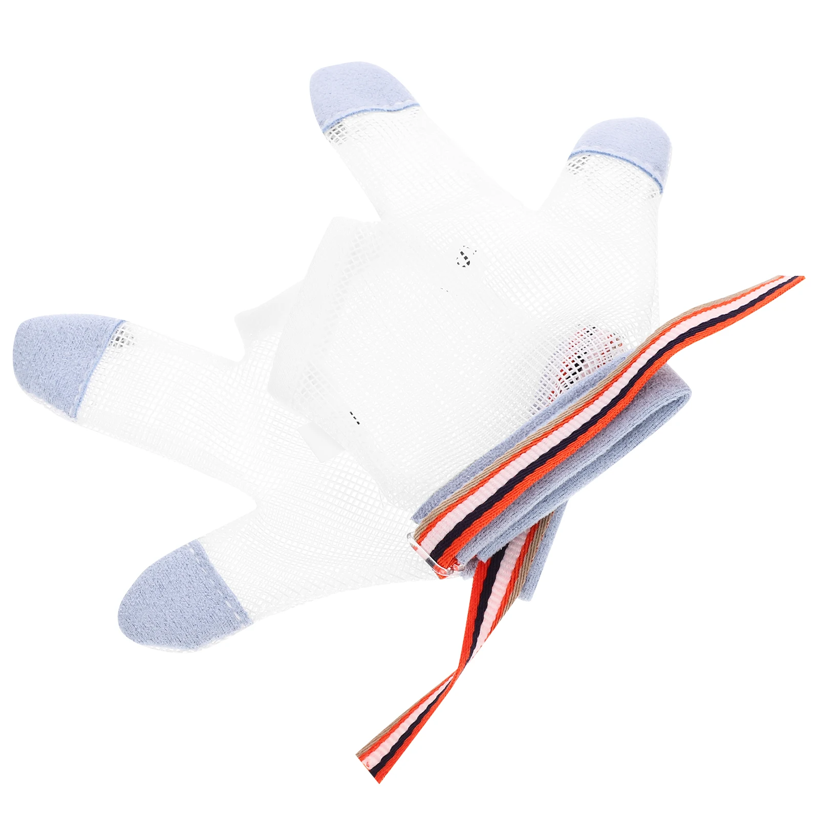 

Anti-eating Gloves Kids Boys Girls Baby Mittens Toddler Half-finger Outdoor Yarn Nylon Quick-dry Mesh Adjustable Cuffs Safe