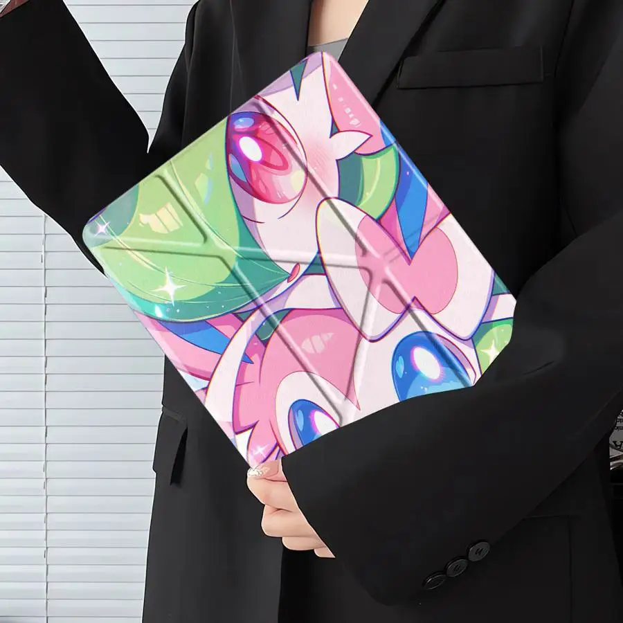

Tablet Case For iPad Air 4 5 M3 M2 1 2 M4 11inch Pro 2025 Mini 6 7 Pro 11th 10th 9th 8th 7th 12.9inch Holder Cover Pokemon