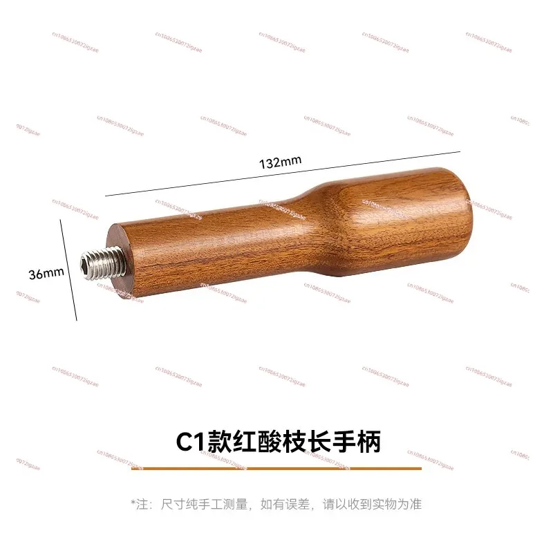 M10 Coffee Portafilter Handle Solid Wooden Handle For Filter Holder Revolving Handle Espresso Coffee Cafe Machine Accessories