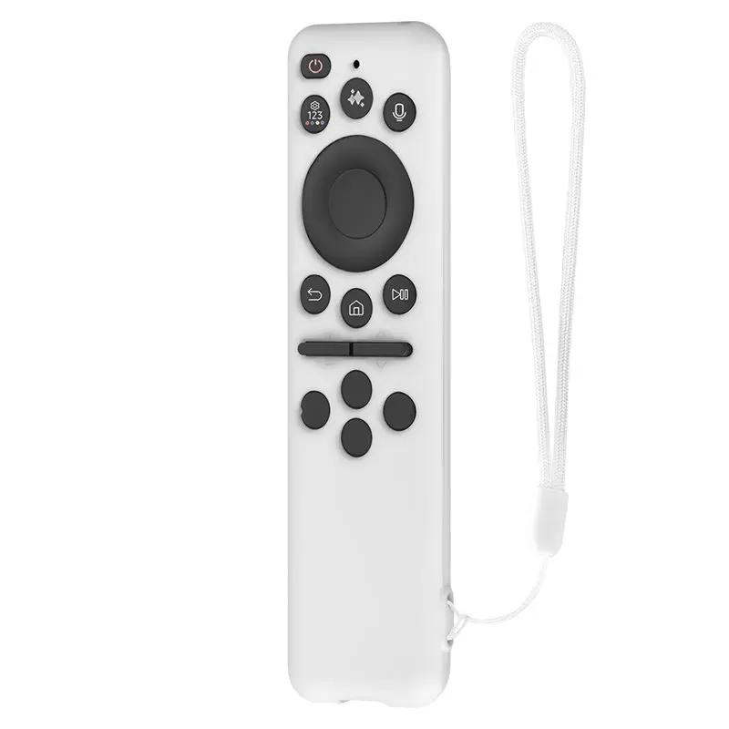 ABKN Silicone Remote Cover Full Body for BN5901432A/BN5901480L, AntiDust Shock Absorption Non-Slip Texture, White