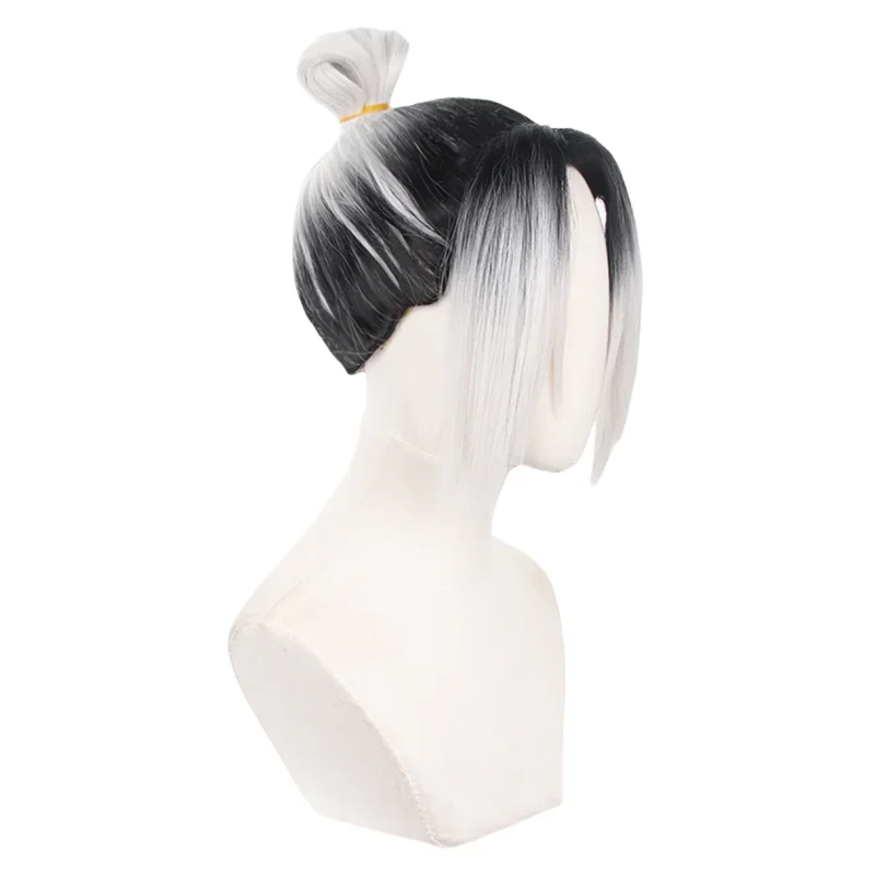 Anime bleu serrure Gin perruques Gagamaru Gin Football Cosplay perruques Gin Halloween fête Performance accessoires