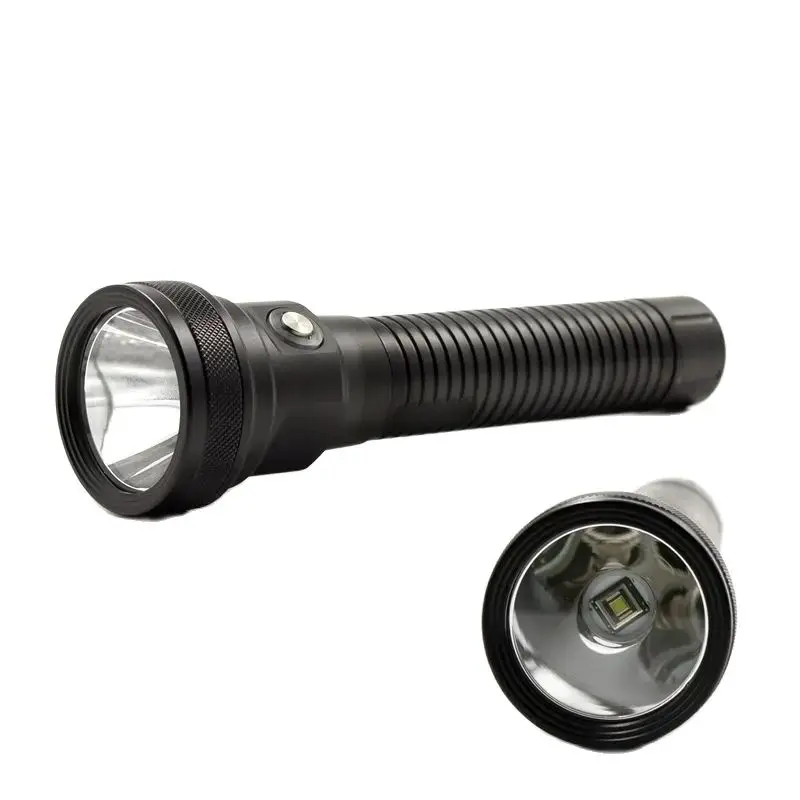 Aluminum Alloy Underwater Diving Flashlight SBT90 LED IPX8 100M 26650 Rechargeable Long Distance Scuba Diving Torch Light