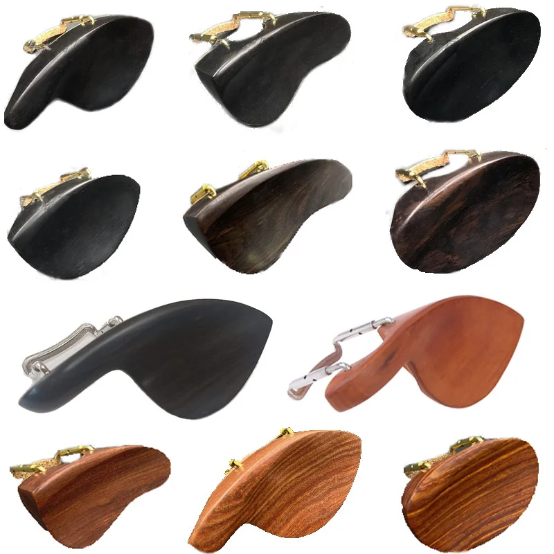 Violin chin rest accessories chin rest pads chin rest chin drag ebony chin drag screw Solid wood not stained, one-piece molding