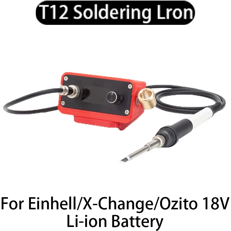 OLD T12 Cordless Soldering Iron Station For Einhell/X-Change/Ozito 18V Team Li-ion Battery Electric Solder