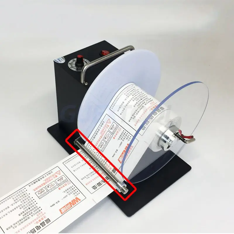 Riavvolgitore automatico del codice a barre dello strumento del rotolo autoadesivo della carta della macchina per il riciclaggio dell\'etichetta