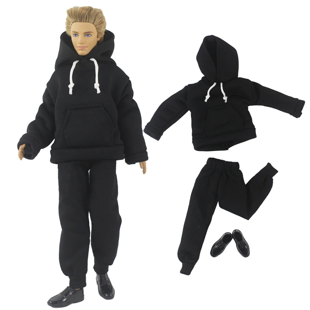 1 Set Doll Clothes Leather coat Outfit for 12 inch Ken Doll Many Style for Choice A02