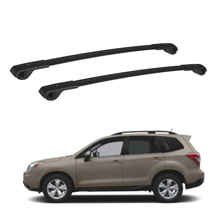 

Aluminum bar+plastic foot Car Roof Cross Bars roof rack used for SUBARU FORESTER 2014-2019