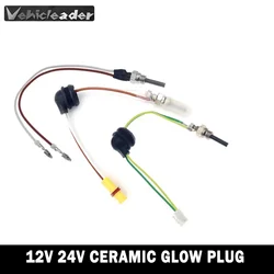 12V /24V Parking Heater Ceramic Glow Pin Glow Plug for Eberspacher D2 D4 D4S Heaters Car Truck Construction Vehicle Minecart