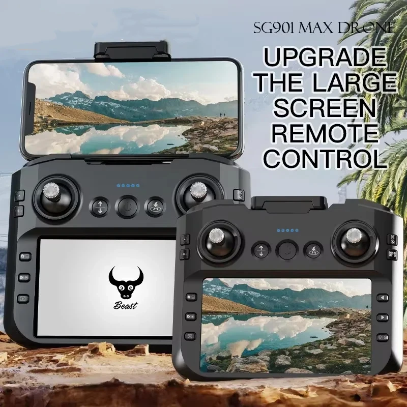 SG901 MAX GPS Drone Professional 8K Aerial HD Avoiding Obstacle with Larger Screen Remote Control Folding Brushless Drone