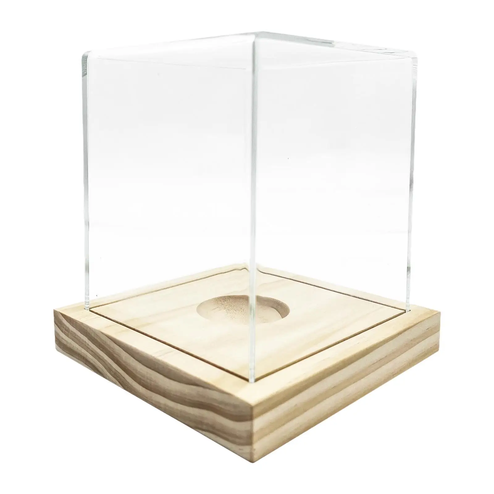 Baseball Display Case,Baseball Holder,Dustproof Souvenir Storage Box Holder Autograph Ball Protector Showcase Storage Box
