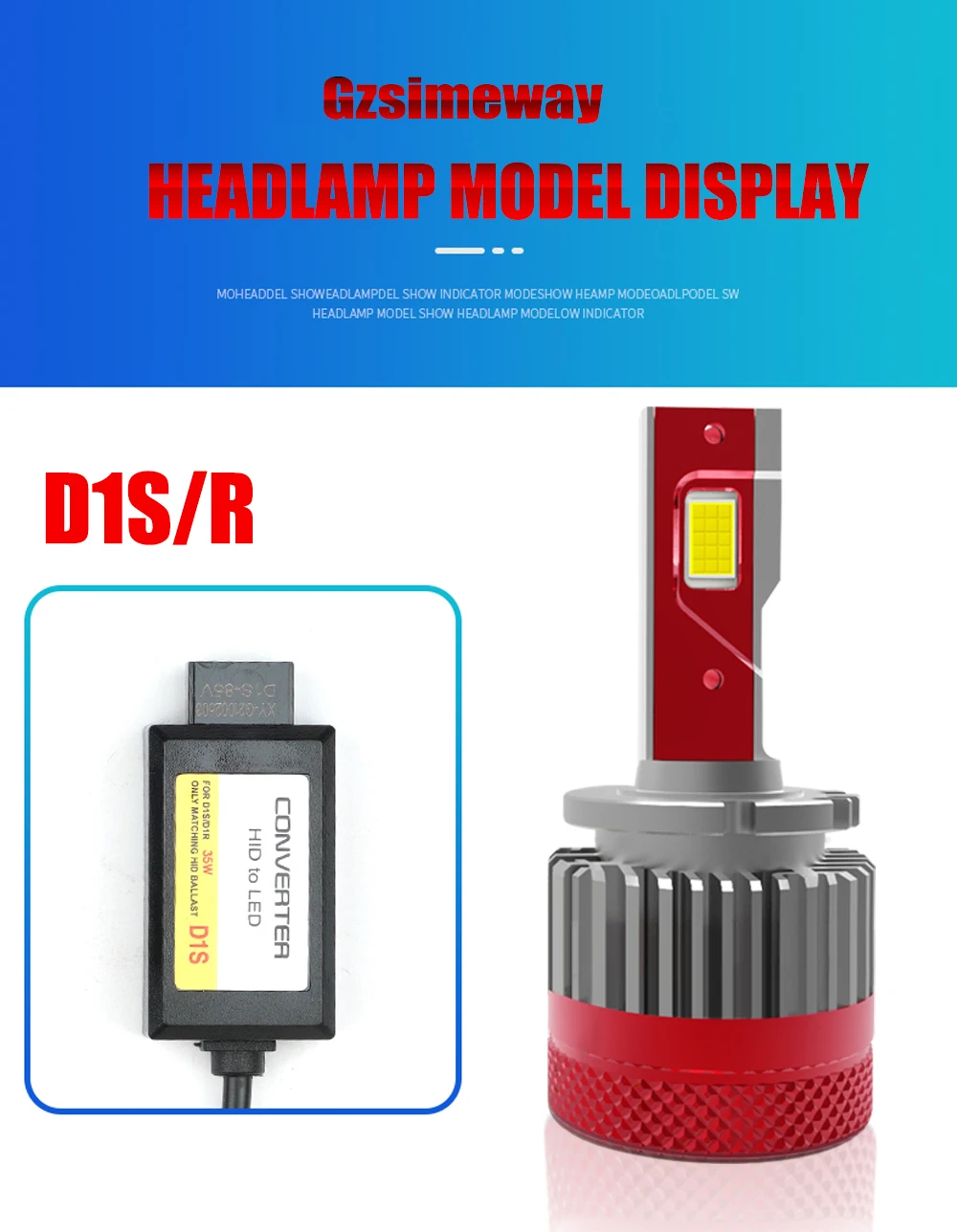 2Pcs car light D3S D1S D2S D5S D8S D4S LED canbus Bulb Headlamp D1R D2R D3R D4R High Power 70w 15200lm replace car HID headlight