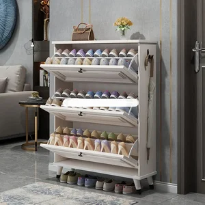 Ultrafino -Schuhgepäck im amerikanischen Stil, 17 cm nach Hause, kippendem Eimer, Balkon Organisator, Massivholzbein, Schuhschrank 8 Hauptverkäufe Salhate 17cm - №5