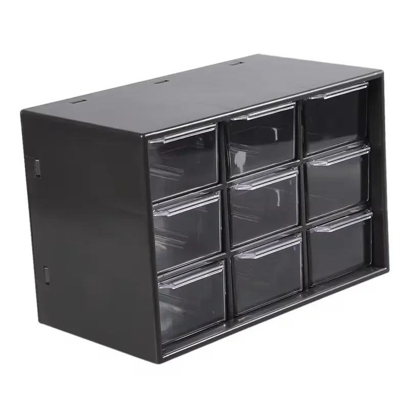 Jewelry Storage Box Mini Debris Cabinets Lattice Portable Amall Drawer Sorting Grid Desktop Office Supplies Color Randomly 1pcs