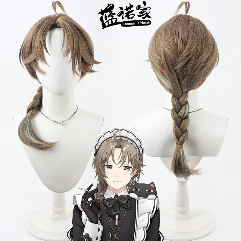 

Виртуальный YouTube Vtuber, новый наряд, Manservant Kanae, парик для косплея, Хэллоуин, карнавал, реквизит для вечеринки, синтетические волосы, жарка