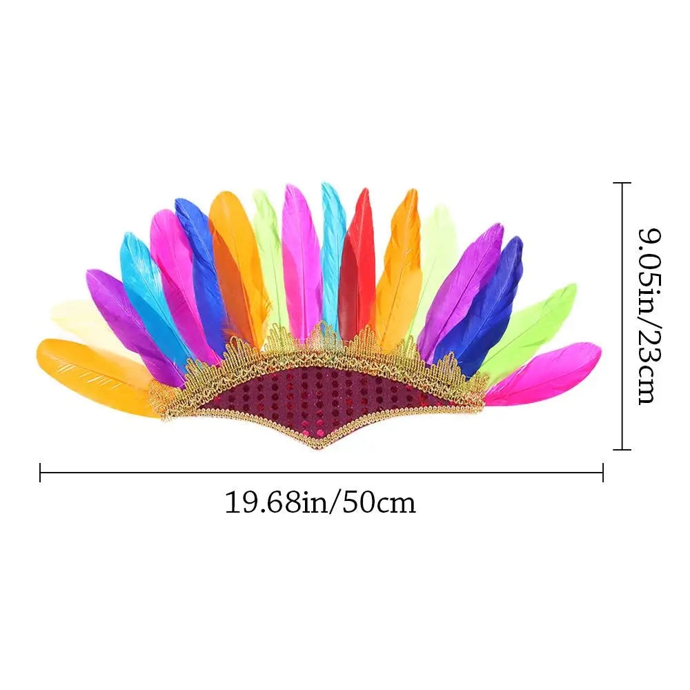 غطاء رأس جديد من الريش، أغطية رأس ملونة مثبتة على الرأس، أغطية رأس ملونة قابلة للتعديل لحفلات الملابس الفاخرة