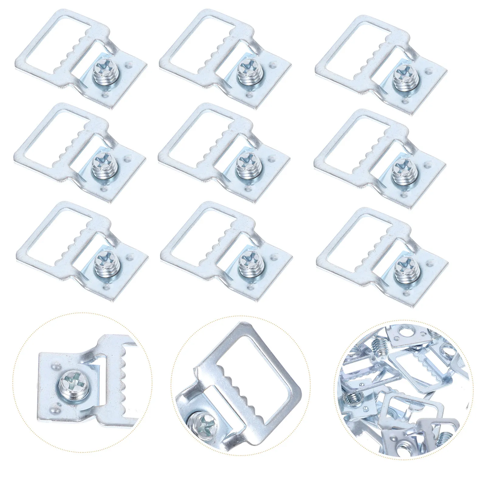 50Pcs Aluminum Alloy Photo Frame Hooks Strong Picture Hangers for Wall Mounting Photo Paintings Hanging Tools Frame Hooks