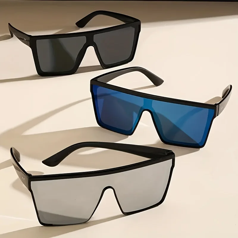 2-4PCS Übergroßen rahmen einteiliges Goggle Männer Frau Sonnenbrille Innen Zubehör Schutz Gears Anti Glare auto Fahren Gläser – Detail 13