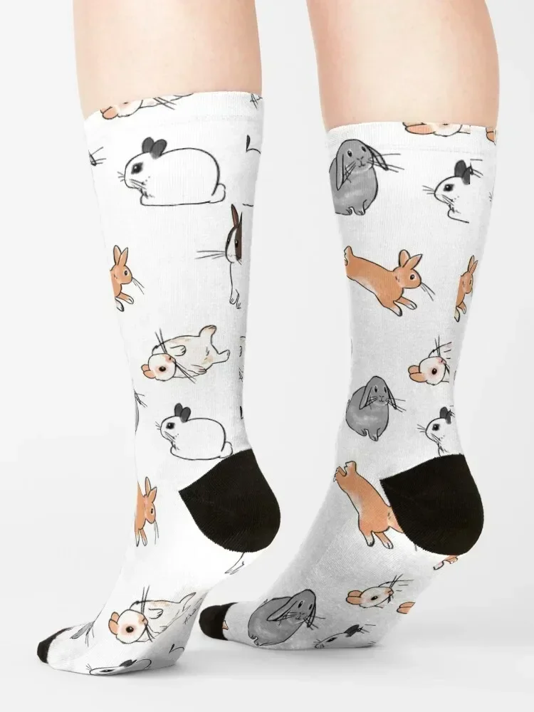جوارب الأرانب ساخنة للرجال هدية عيد الميلاد أحذية المشي لمسافات طويلة جوارب للنساء والرجال