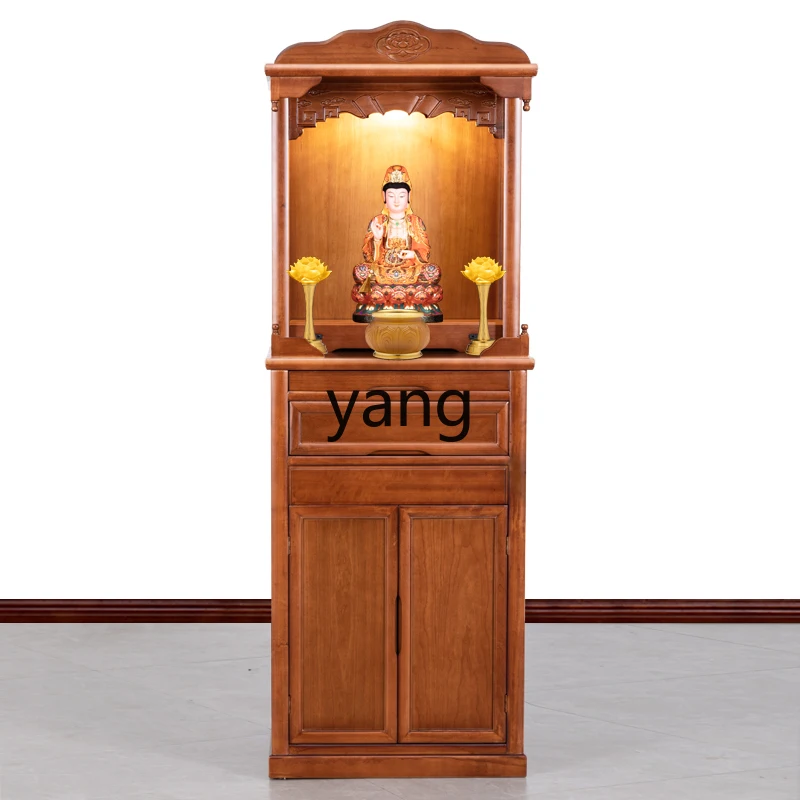 LMM New Chinese Style Clothes Closet Modern Light Luxury Simple Altar Shop God of Wealth Altar