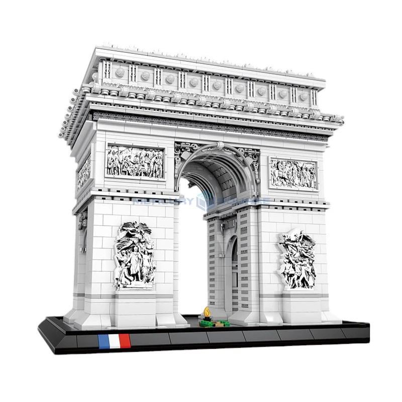 

L'Arc de Triomphe Paris Model Blocks MOC 66024 France Landmark Buildings European Architecture Ideas Collection Bricks Toy Gift