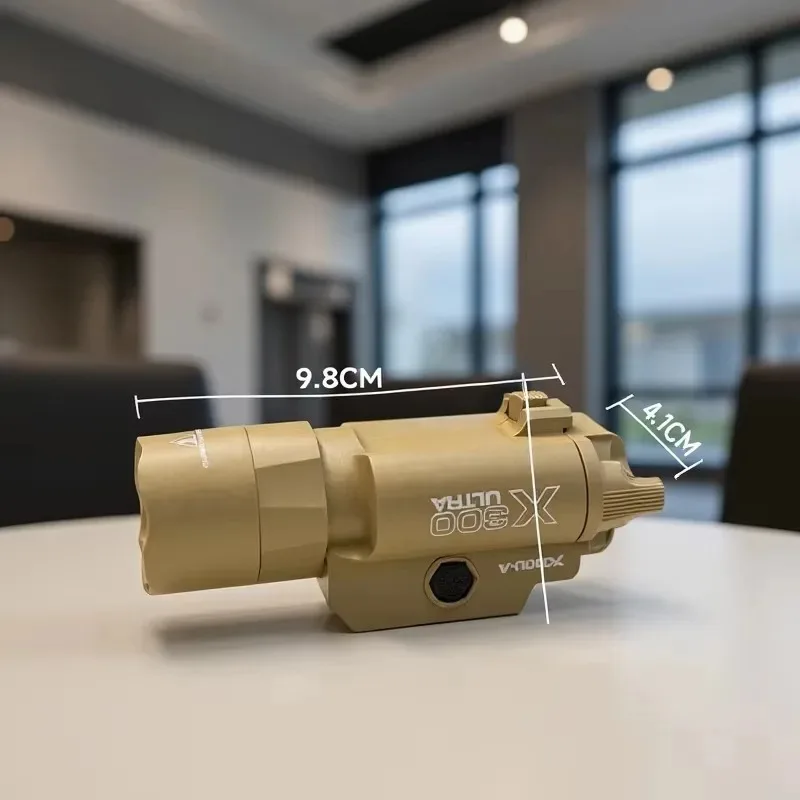 Surefir X300U Scout Light Gun Light Lanterna Rifle Strobe Flashlight Fit 20mm Rail Airsoft Hanging FlashlightHunting