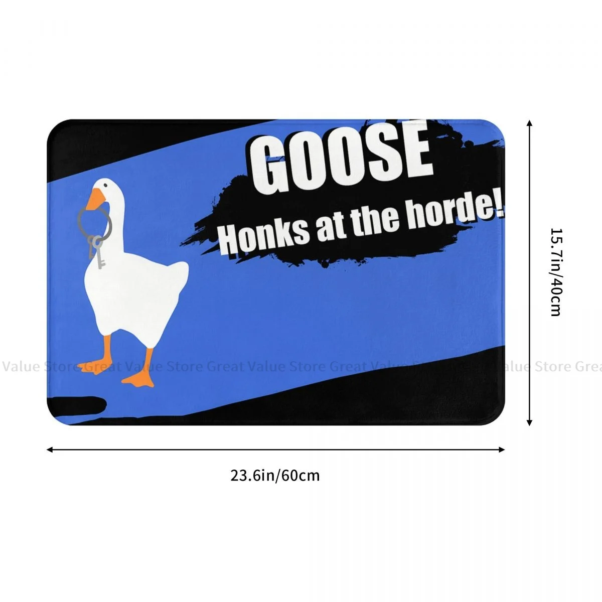 Untitled Goose Game Bath Non-Slip Carpet Graphic Living Room Mat Welcome Doormat Floor Decoration Rug