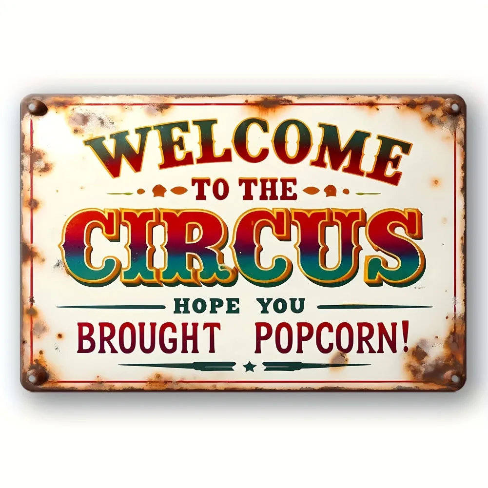 Vintage Circus Welcome Sign - 