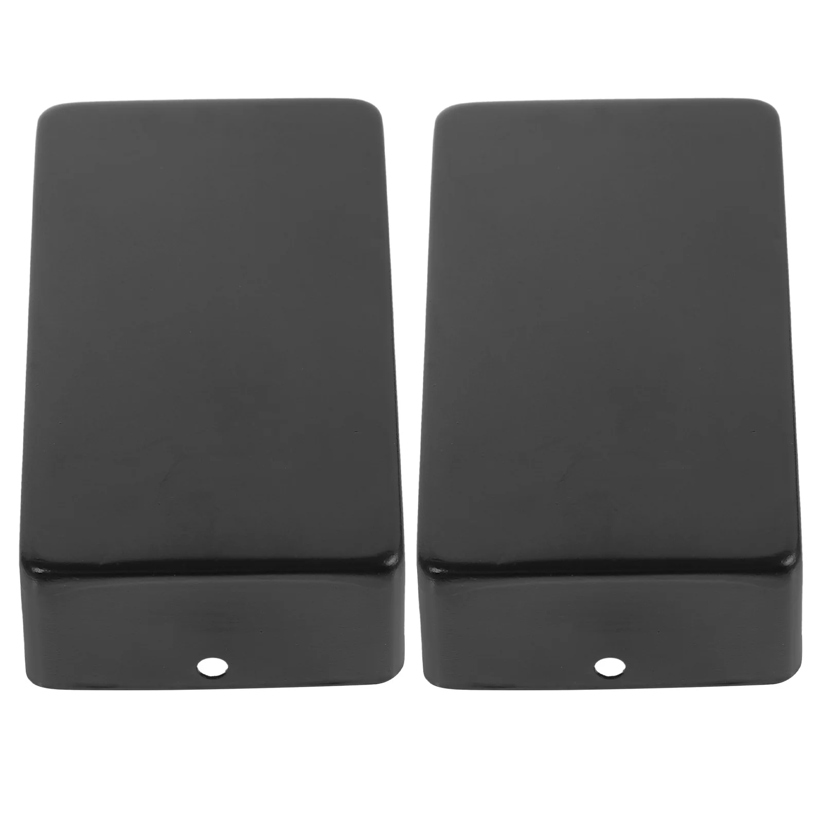 

2pcs Pickup Covers For Electric Guitar Metal Protective Covers Noise Reduction Universal Replacement Parts Guitar Accessories