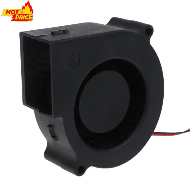 تيار مستمر الهواء توربو مروحة نفخ 75x75x30 مللي متر 12 فولت 7 سنتيمتر 7530 مشعات الطرد المركزي تدفق الهواء التبريد برودة مروحة #4