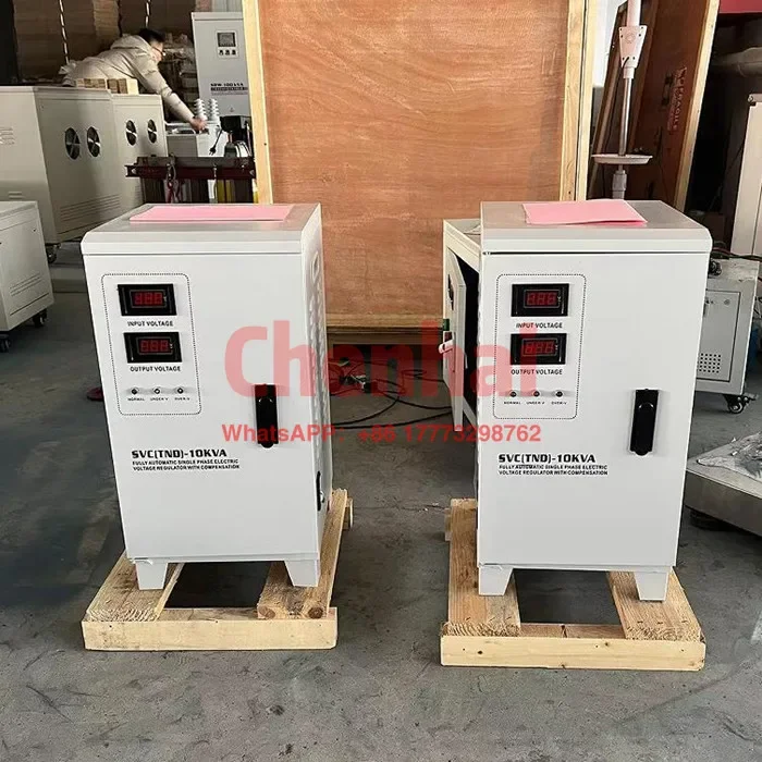 Stabilizzatore di tensione 110v 220v 10kw 10kva 15kva servomotore monofase regolatore di tensione automatico AC DC