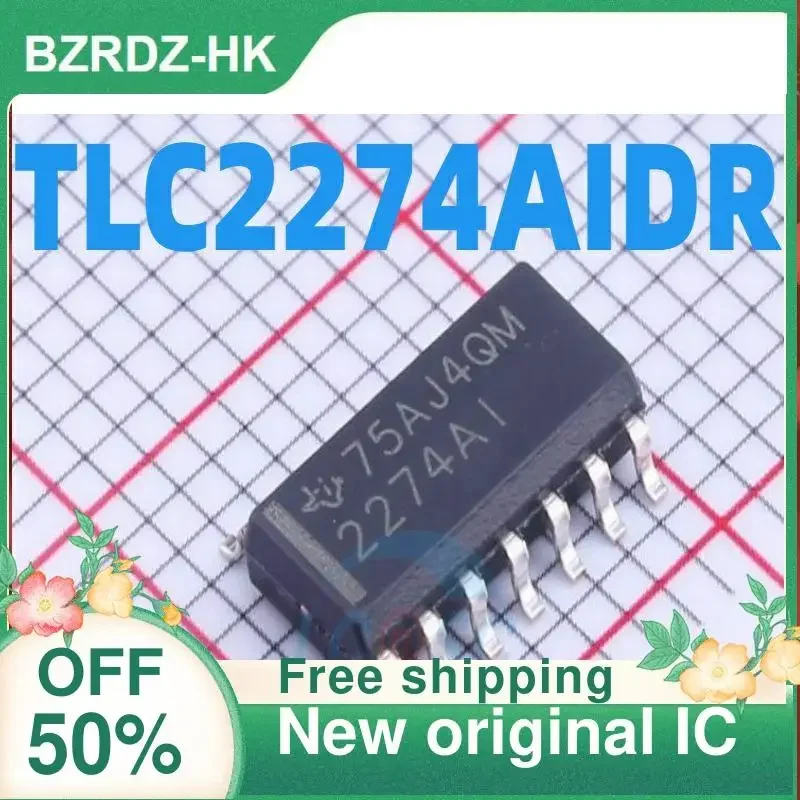 10PCS TLC2274AIDR 2274AI TLC2274IDR  SOP-14   New original IC Track-to-Track Four Channel Operational Amplifier Chip