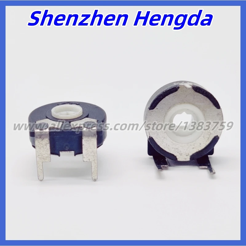 5Pcs Variable Resistor PT15 470K B474 Horizontal Elliptical Hole Adjustable Potentiometer