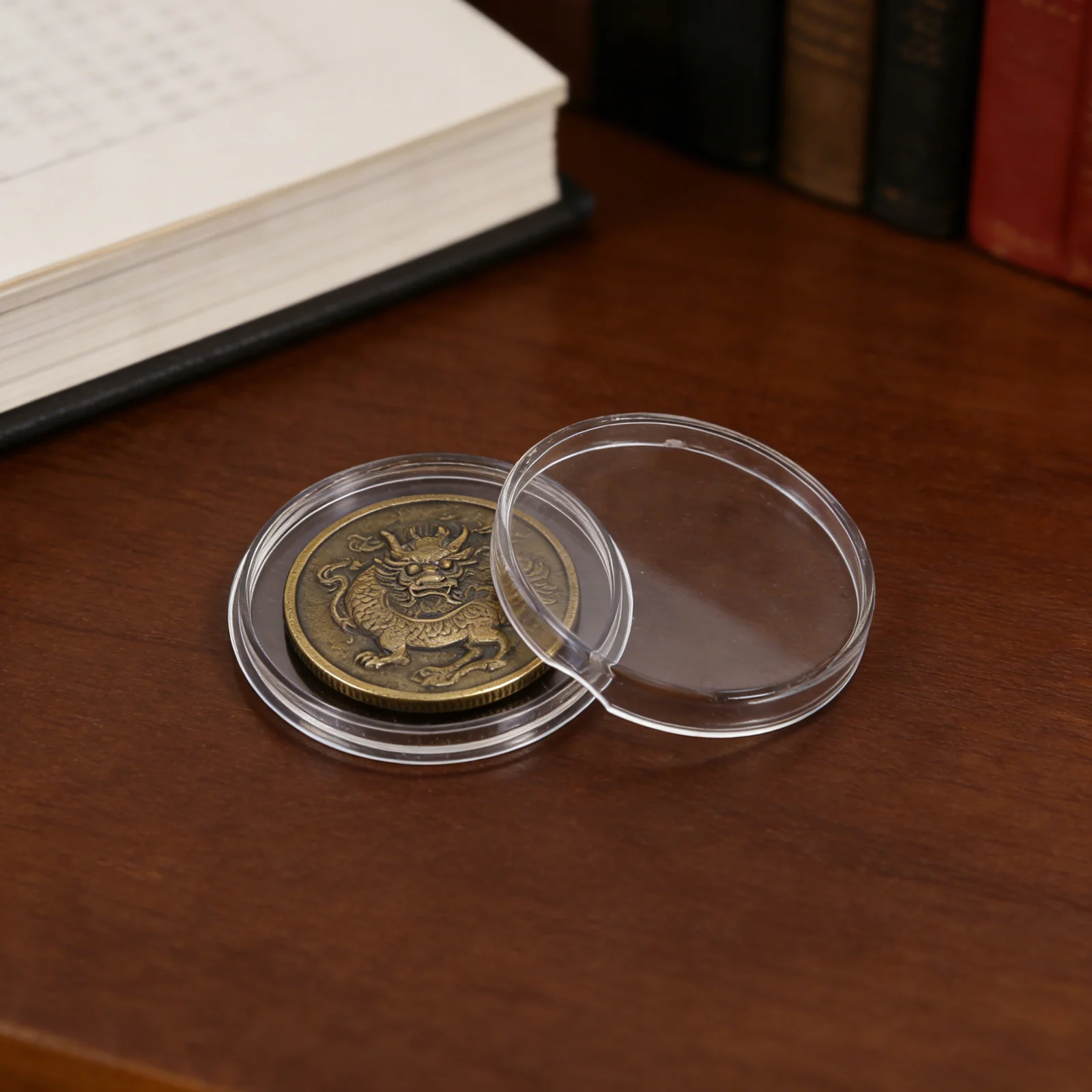 24Pcs Practical Coin Storage Box Lightweight Organizer for Coin Collection Collection Box Storage Organizer for Collectors