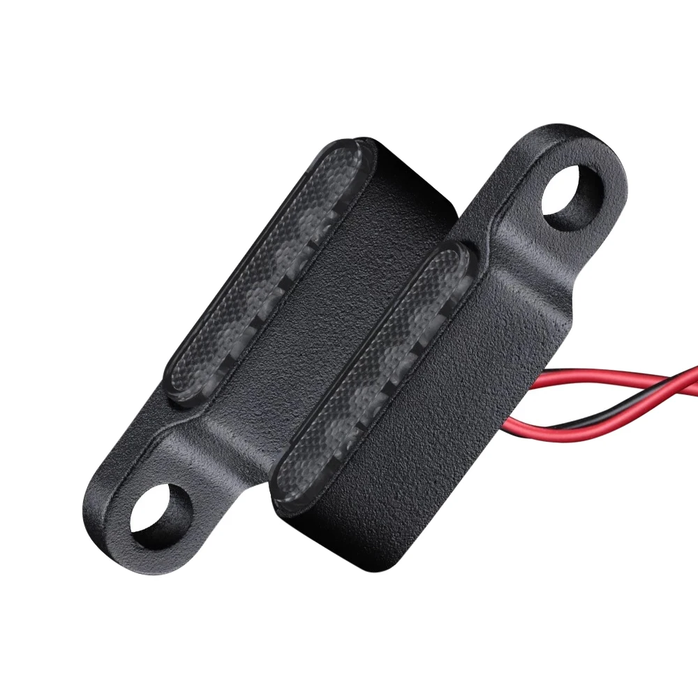 2 قطعة دراجة نارية 6 LED بدوره إشارة تشغيل أضواء العنبر الأبيض الوامض مؤشرات مصابيح ل هارلي ديفيدسون بجولة اكسسوارات