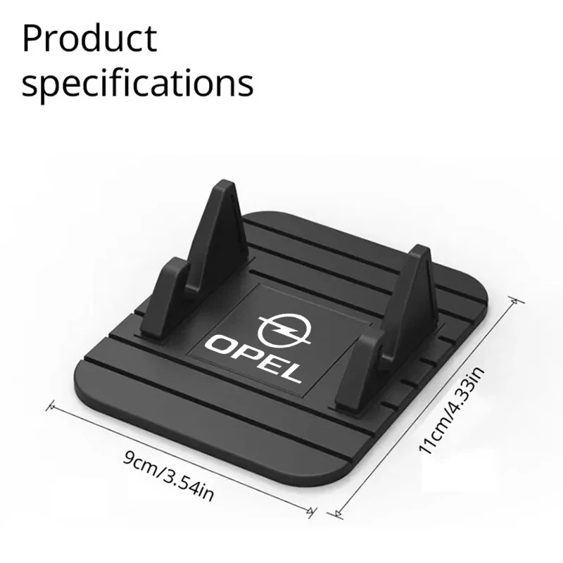 Silicone Car Phone Holder Phone Anti-slip Mount Stand GPS Bracket For Opel Astra G H J F K Insignia Vectra C D Zafira B Antara