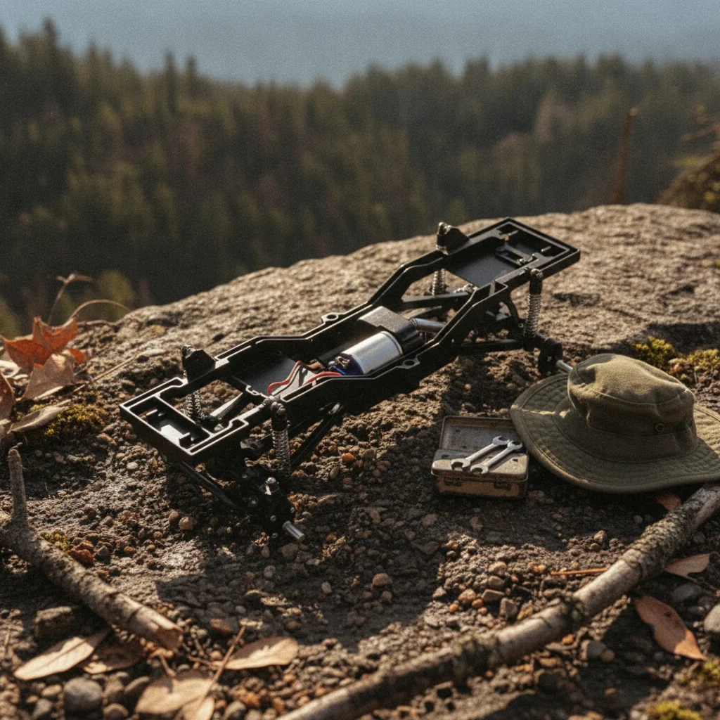 RC Chassis Rahmen Competition Ready Upgraded Drivetrain Adjustable Wheelbase for Tank 300 Vehicle Builders