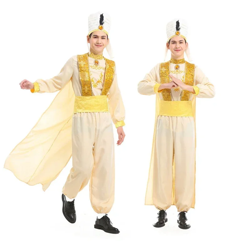 

Costume de Cosplay du Prince Aladdin Lamp, Tenue d'Halloween pour Adulte
