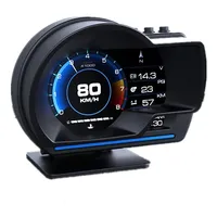 Universal OBD + GPS Dual System Smart Head Up Display HUD Car Speedometer with Navigation Alarm Ambient Overspeed Warning System