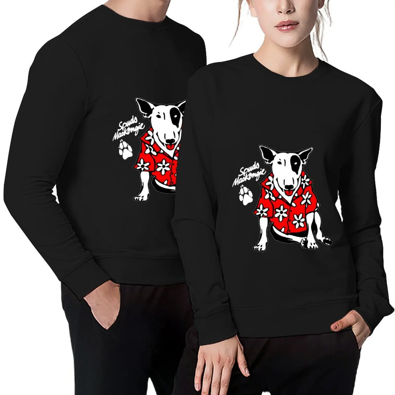 

Spuds Mackenzie Pullover men clothes tracksuit men blouse anime clothes winter man sweatshirt