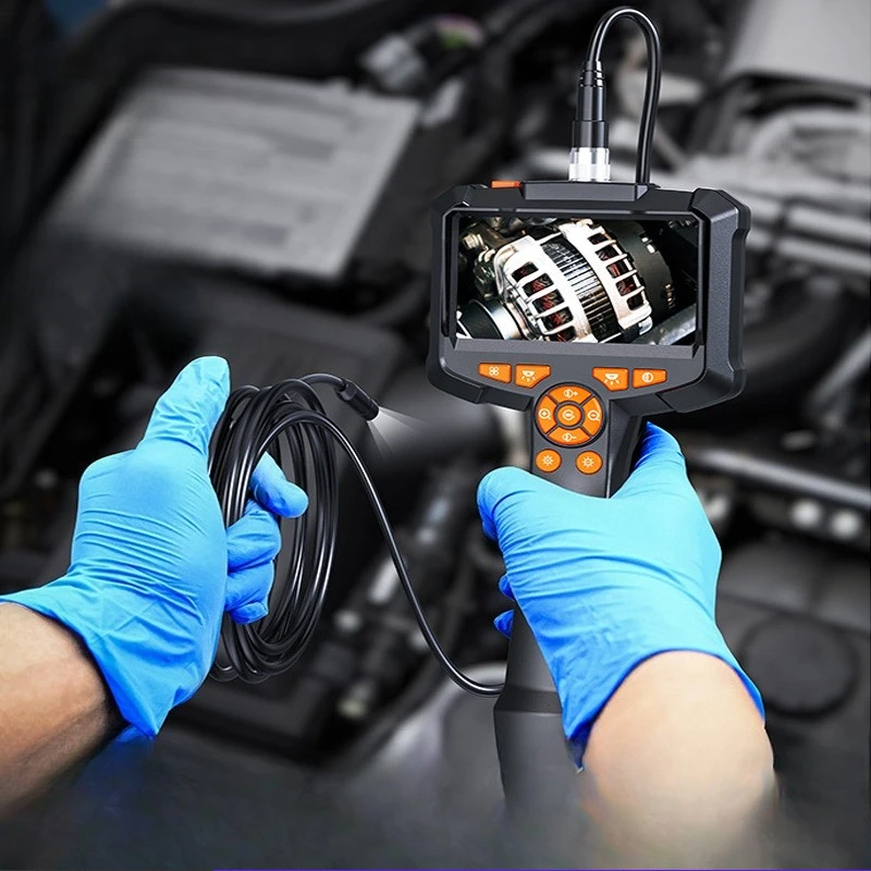 

Industrial pipe endoscope Automotive carbon deposition maintenance detection Handheld portable 4.3 inch high definition