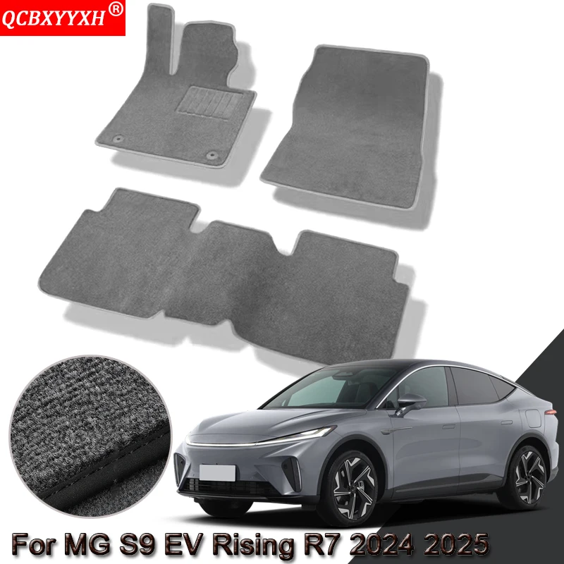 

Custom Car Floor Mats For MG S9 EV Rising R7 2024 2025 2026 Waterproof Non-Slip Floor Mats Internal Protection Carpets Rugs