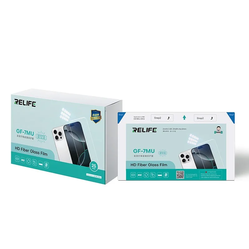 GF-7MU High Definition Fiber Glass Protective Film For Mobile Phone LCD Screen Protetor SUNSHINE C3 Mix Ultra