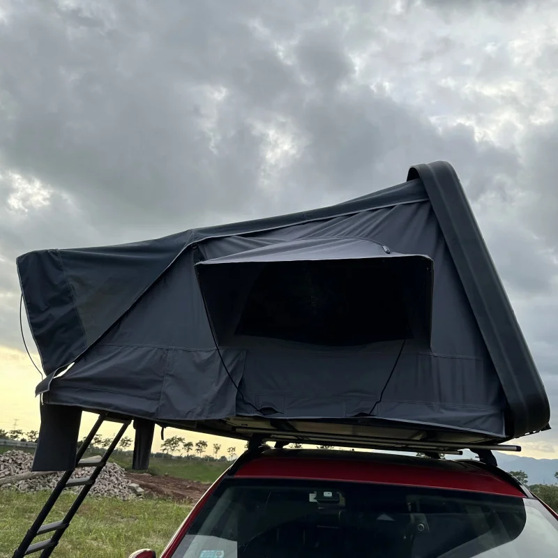 

2024 Fold Out Clamshell Rooftop Tent, 2.1m Large Car Tent 4-5 People