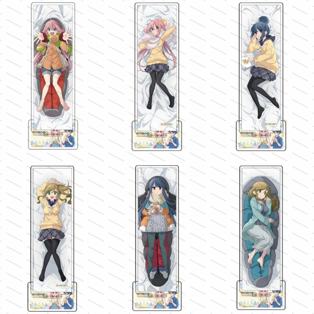 

Laid-Back Camp Acrylic standing signs as gifts for friends, desktop ornaments and small presents Collecting accessories 15CM