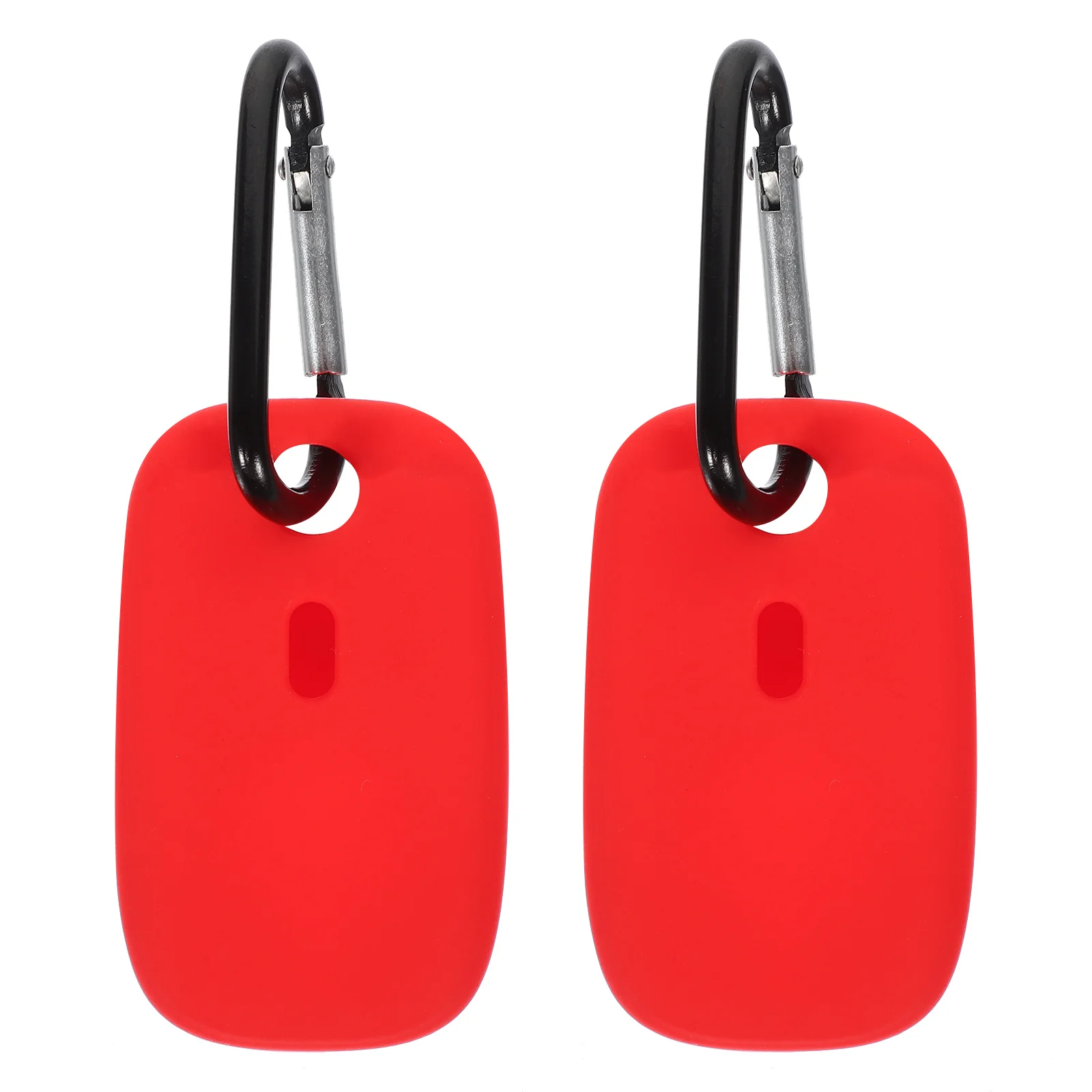 

2Pcs Tracker Protective Silicone Covers Shockproof Sleeve with Hook Portable Case for Keys Bags Accessories