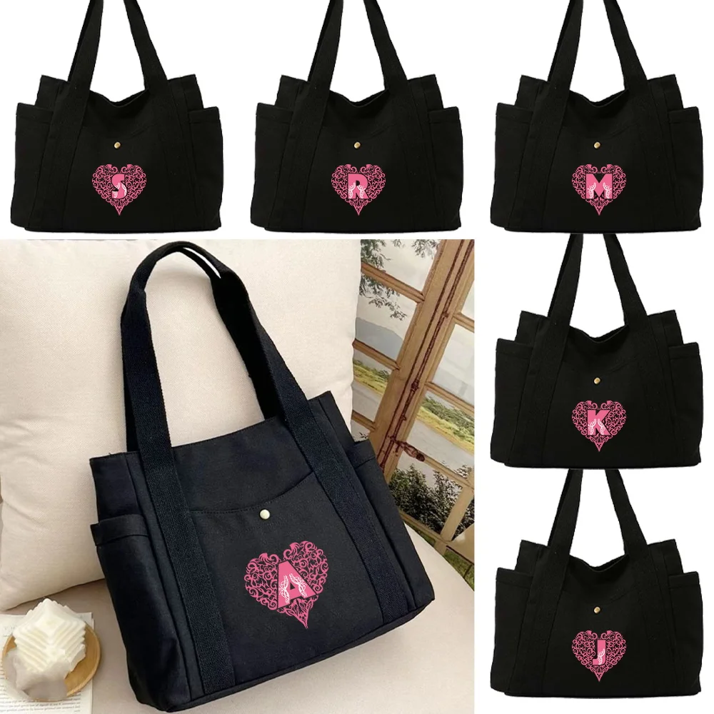 

Холщовая сумка на одно плечо. Экологичные сумки для покупок. Дорожная складная сумка для хранения. Легкая дорожная сумка. Серия Love Letter.