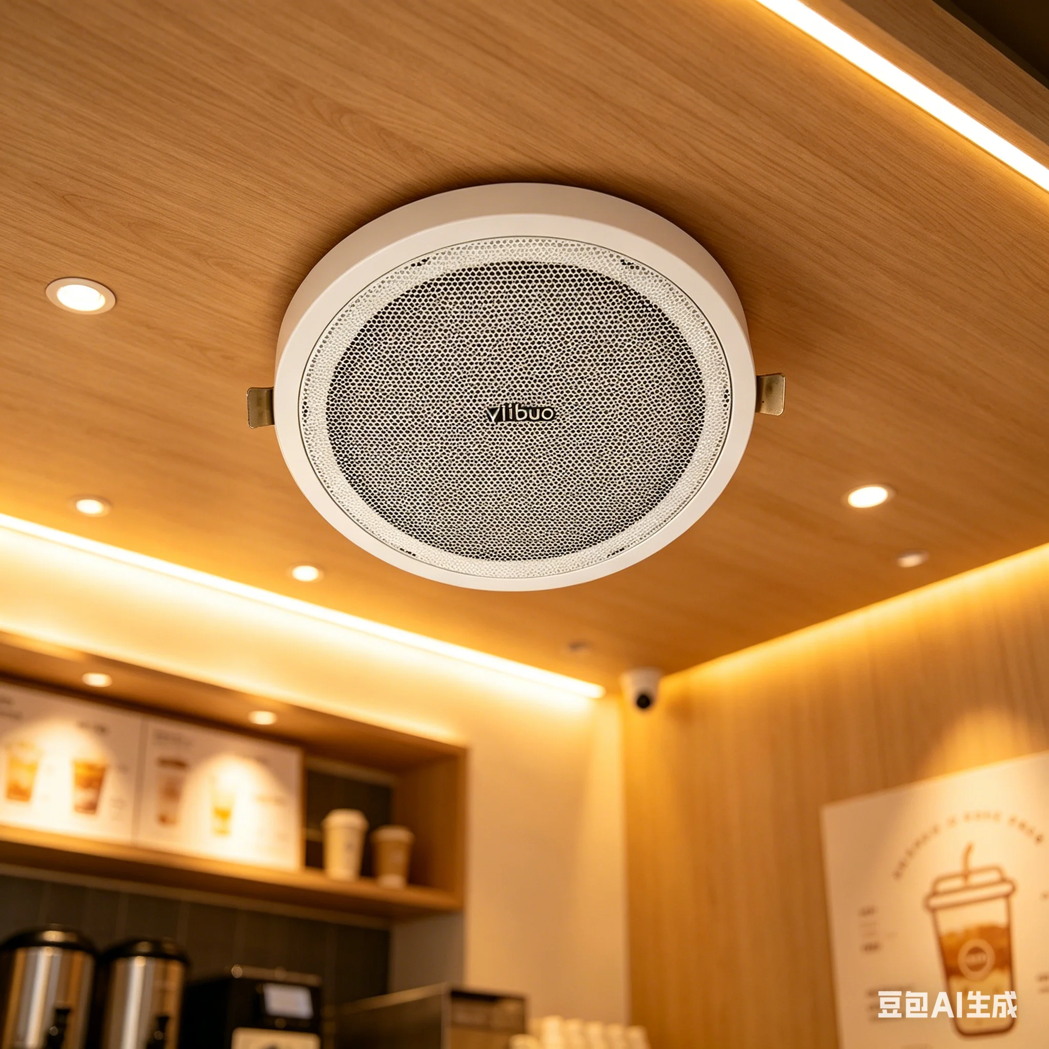 Audfly R2 Model  Sound Technology Ceiling Mounted  Directional Audio Speaker for Gallery